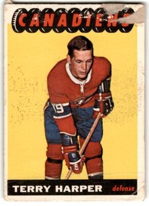 1965-66 Topps Terry Harper #68 Montreal Canadiens