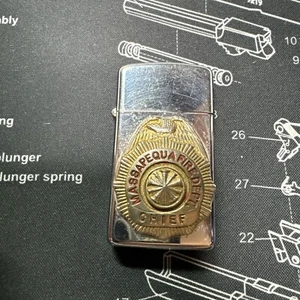 Massapequa New York Fire Dept Chief Zippo Lighter - Picture 1 of 6