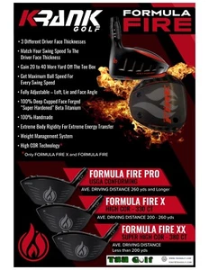 Krank Fire TOUR (NEW)- Beta Ti Cup Face Tech Driver - Worlds Longest Drivers - Picture 1 of 17