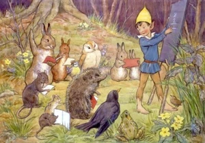 Lesson Time : Margaret Tarrant : Archival Quality Art Print - Picture 1 of 1