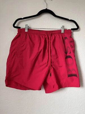 Pantalones cortos de natación Hugo Boss para hombre con estampado de logotipo talla L Foto 1 de 4
