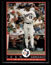 1993 Barry Colla All-Star Game Juan Gonzalez #15 Texas Rangers