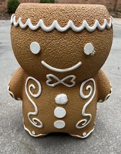 Tiktok Viral Gingerbread Boy Side Table/Stool Christmas 2024 RARE - Picture 1 of 10