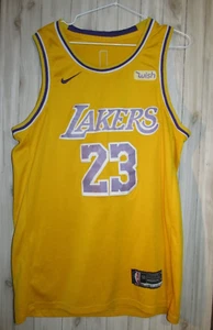 Nike Swingman LA Lakers Lebron James NBA Trikot Größe 50 bestickt - Bild 1 von 8