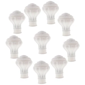 12 Pcs Curtain Head Accessories Finials Replacement Window End Stopper - Picture 1 of 12