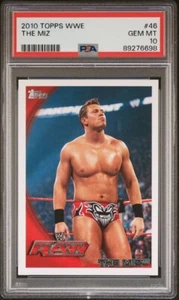2010 Topps WWE The Miz #46 PSA 10 - Foto 1 di 3