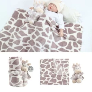 2pcs/set 75*100cm Plush Baby Blanket Flannel Baby Sleep Blanket - Picture 1 of 18