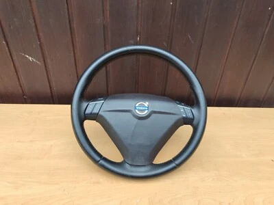 Lederlenkrad MFL Multifunktionslenkrad Volvo V70 II S60 I S80 30723420 30754311 - Bild 1 von 4