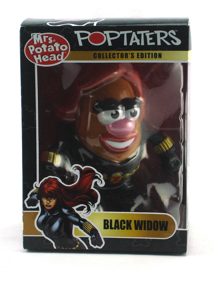 Mr. Figura Cabeza de Patata Marvel Viuda Negra Playskool Poptaters Juguete PPW Nuevo En Caja Foto 1 de 4