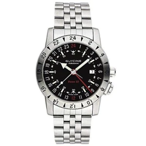 GLYCINE Airman Base 22 GMT Ref. 3887 Swiss Automatic Watch (Pre-Invicta) - Picture 1 of 7