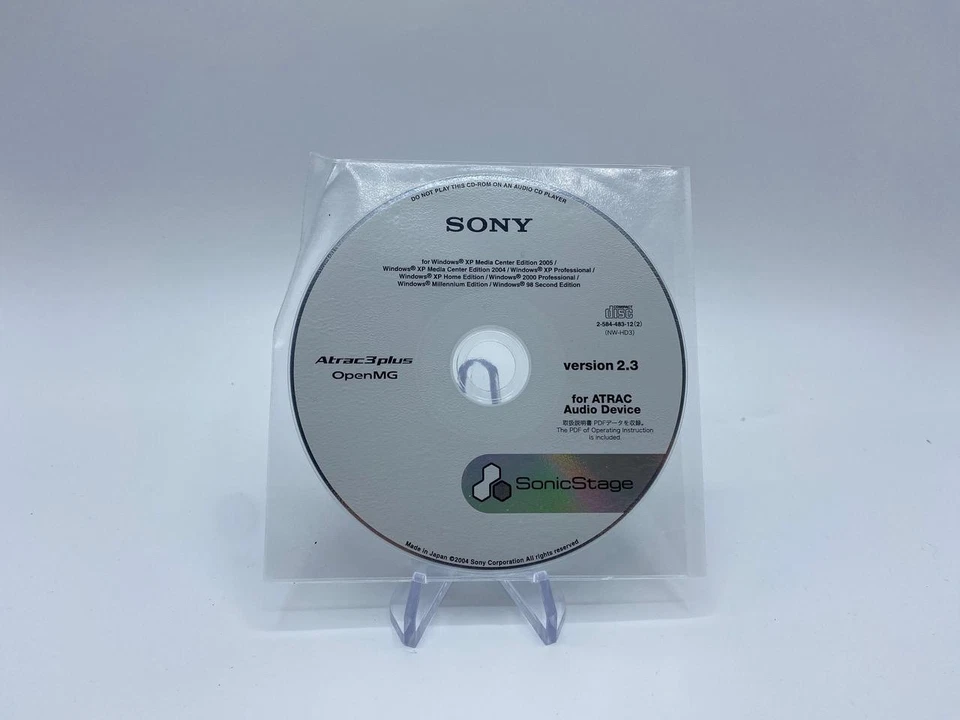 Sony SonicStage Version V2.3 for ATRAC Audio Device Made in Japan (2-103-206-13) - Image 1 of 1