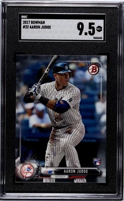 Aaron Judge 2017 Bowman Rookie Card RC #32 SGC 9.5 New York Yankees - Image 1 of 2