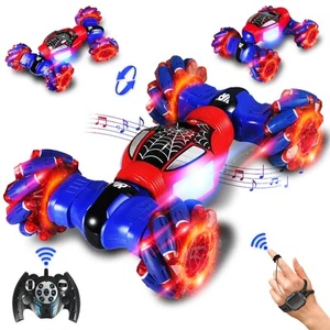Spider Gesture Sensing RC Stunt Car with Lights & Music Boys Toys for Ages 5-... - Picture 1 of 6