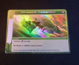 Chaotic Ripple Foil Location Dranakis Threshold Super Rare DOP HP Heavy Play - Picture 1 of 24