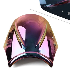 Deep iridium Universal Motorcycle Windshield Wind Screen Deflector Wind Shield - Bild 1 von 8