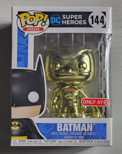 Batman 144 Amarillo Cromo Objetivo Exclusivo DC Funko Pop Vinilo - Imagen 1 de 7