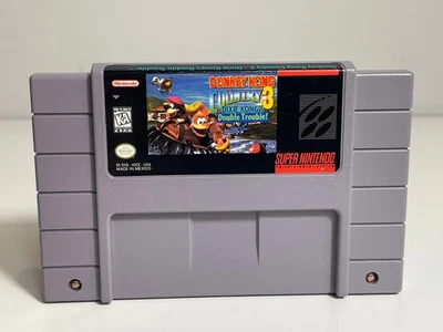 Donkey Kong Country 3 Super Nintendo SNES Auténtico Excelente Probado Foto 1 de 4