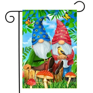 Briarwood Lane Gnome Sweet Gnome Spring Garden Flag - Picture 1 of 4