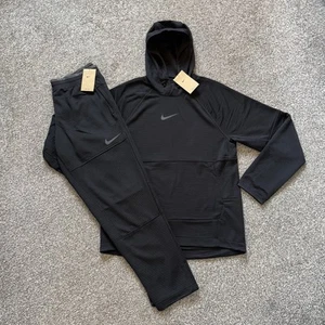 Nike Pro Dri-Fit Fleece Men's Fitness Set Full Tracksuit Pullover Small RRP £160 - Picture 1 of 16