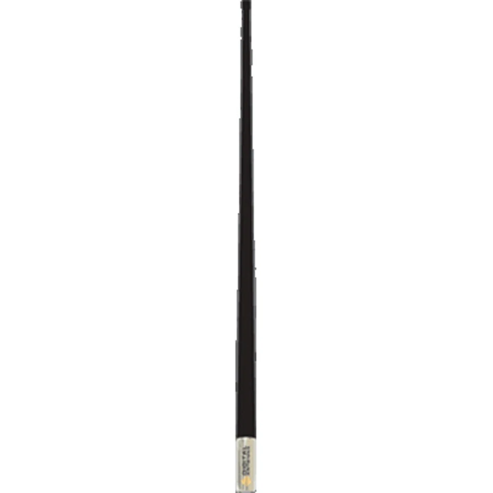 Monopole 8' Length 6dB Threaded Mount Black Brass Radiators VHF Radio Antenna - Image 1 of 1
