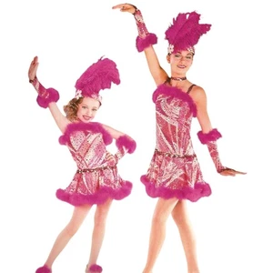 Jelly's Last Jam Adult Small Dance Costume Jazz Tap Flapper Showgirl Dress New - Picture 1 of 4