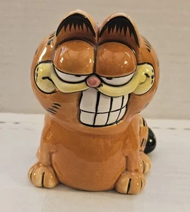 Garfield die Katze 4" Keramik Figur Big GrinEnesco Vintage 80er - Bild 1 von 6