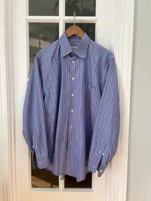 Camicia abito Brioni a righe taglia M - Immagine 1 di 4