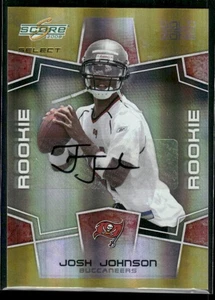 2008 Score Select #411 Josh Johnson Autographs Gold Zone #/40 - Bild 1 von 2