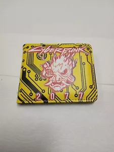 Cyberpunk 2077 Wallet Bi-Fold PU Wallet Black/Yellow - Picture 1 of 4