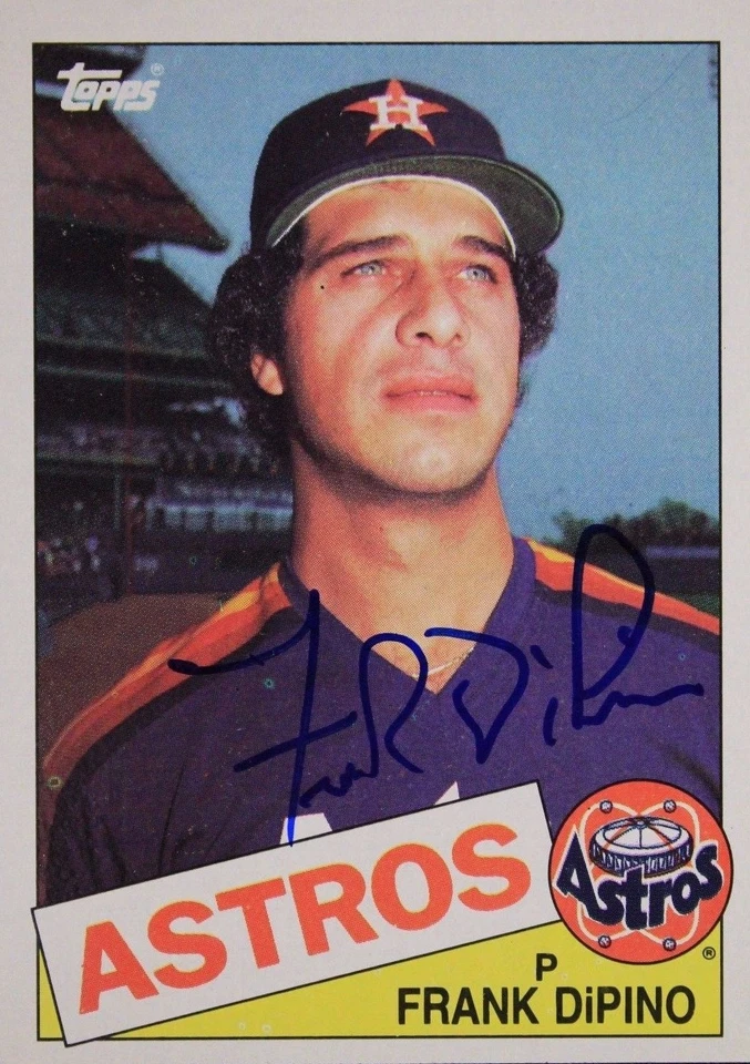 Frank DiPino Astros Cubs Autographed 1985 Topps #532 Signed Card 16L  - Image 1 of 4