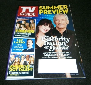 TV GUIDE ~ SUMMER PREVIEW / THE CELEBRITY DATING GAME w/ MICHAEL BOLTON ~ 2021 - Picture 1 of 3
