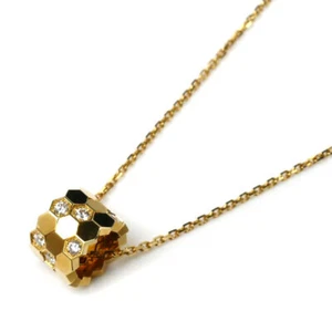 CHAUMET Bee My Love Honeycomb Small Necklace Diamond K18YG  P0025886 - Picture 1 of 6
