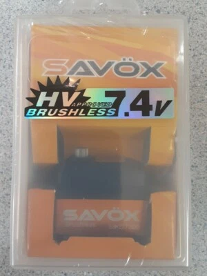 Savox SB-2273SG High Torque Brushless Steel Gear Digital Servo High Voltage New! - Image 1 of 3