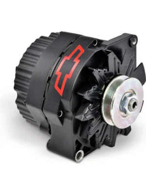 Proform Alternator 100A For GM 1-Wire Style Red Bowtie Logo Black Crin (141-662) - Image 1 of 4