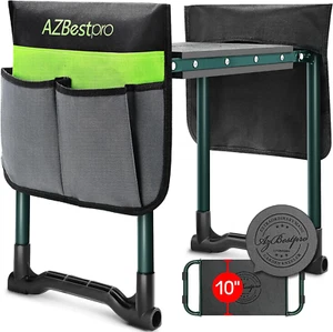 Arrodillador de jardín y asiento de alta resistencia, taburete de jardinería plegable mejorado - ensanchado - Imagen 1 de 12