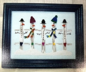 "Snow Fence" Cross Stitch Pattern By Raise The Roof Designs - Picture 1 of 3