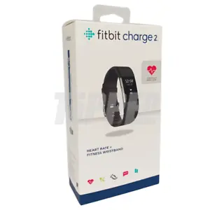 NEW Fitbit Charge 2 HR Fitness Activity Tracker- black - Size (S & L) - Picture 1 of 7