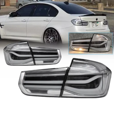 Luces traseras LED para BMW Serie 3 F30 F80 M3 2013-2018 LCI Conjunto de luces traseras Foto 1 de 4