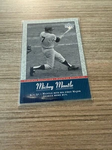 2001 Upper Deck Pinstripe Exclusives Mickey Mantle Mickey Mantle #MM7 HOF - Bild 1 von 2