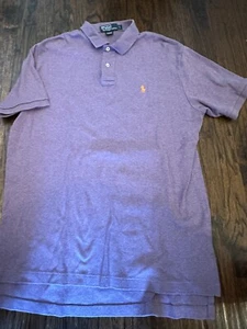 POLO by Ralph Lauren Men's Muted PURPLE Short Sleeve Shirt Size L - Picture 1 of 3