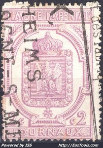 FRANCE TIMBRE POUR JOURNAUX 2c VIOLET N° 7 AVEC OBLITERATION TYPOGRAPHIQUE - Picture 1 of 2