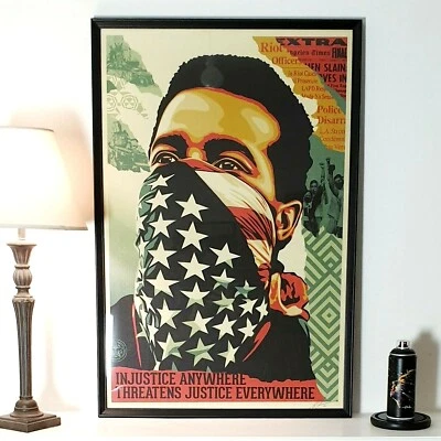 Shepard Fairey (OBEY) - American Rage - Signiert - 2023 - Bild 1 von 4