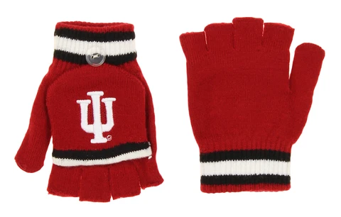 Outerstuff NCAA Youth Indiana Hoosiers Convertible Mittens Touch Screen Go Glove Cover