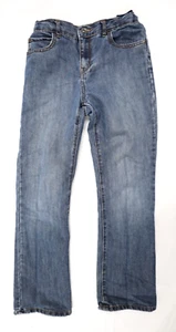 Childrens Place Boys Youth Size 12 Boot Cut Denim Blue Jeans (Adjustable Waist) - Picture 1 of 17