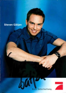 STEVEN GÄTJEN Originalautogramm TV Moderator N°093 - Bild 1 von 2