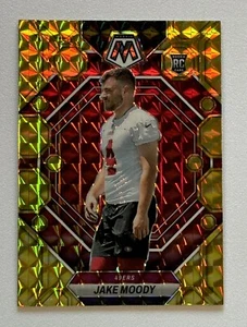 Jake Moody 2023 Mosaic Yellow Reactive Prizm Parallel Rookie Rc #326 49'ers Mint - Picture 1 of 2