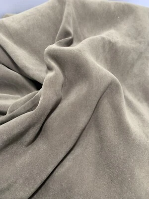 Green Mixed Velvet Velour Sewing Fabric Upholstery Drapery 47" X 176” - Image 1 of 3