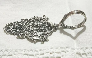 PALETTA PER DOLCI ARGENTO 800 VINTAGE CON TRALCI E GRAPPOLI UVA FIRMATA RASPINI - Picture 1 of 7
