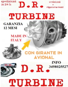COREASSY TURBINA 54359700039 MINI COUNTRYMAN 1.6 D GIRANTE IN AVIONAL - Imagen 1 de 1