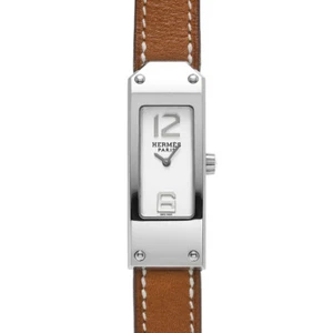 HERMES Kelly 2 de boutur KT1.210 White/Blanc Ladies Watches quartz Used Ginzo - Picture 1 of 5